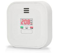 Alecto Coa4010 Co Alarm With Display, 10 Year Lithium Battery, Co Detector, 85Db Alarm, En50291