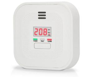 Alecto Coa4010 Co Alarm With Display, 10 Year Lithium Battery, Co Detector, 85Db Alarm, En50291