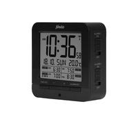 Alecto DCF Digital Alarm Clock with Thermometer, 4 Alarms, and Snooze