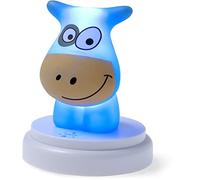 Alecto Naughty Cow Night Light for Children - Snooze Light - Battery Operated - LED Night Light - Touch Control - Yellow