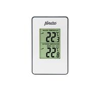 Alecto Weather Station with Wireless Sensor and LCD Screen Model WS-1050, White