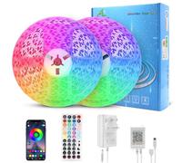 ALED LIGHT Bluetooth RGB LED Strip 2x10M 60 LEDs/M 5050 24V Remote APP