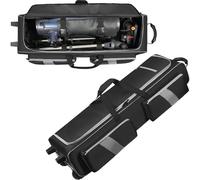 Aleemin Telescope Bag Shock-Absorbent Padded with Wheels, 40 inch Rolling Telescope Case with Large Capacity, Telescope Travel Bag with Multi-pocket for Telescope & Accessories (40in)