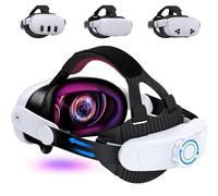 ALEEMTRY Head Strap for Meta Quest 3S/Quest 3/Quest 2, Adjustable Elite Strap Replacement for Quest 3, VR Helmet Support, Comfort, Pressure Reduction, Game Time Extension