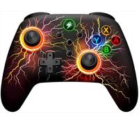 ALEEMTRY Switch Controller, Switch Pro Controller with RGB Joystick/Programmable & Sync Buttons/1000mAh, Wireless Switch Controller für Switch/Lite/OLED, Kompatibel mit Android/IOS/PC