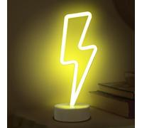 ALEENFOON Light Signs LED Neon Light Room Decor Night Lights Battery Powered and USB Operated Indoor Lighting Bedside and Table Lamps for Bedroom Christmas Party Bar (Warm White Lightning)