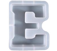 ALEFBET Silicone Mould Letters Large XXL - 18 cm, Silicone Moulds Casting Moulds Letters, DIY Silicone Casting Mould, Plaster Moulds for Casting, Epoxy Resin Moulds Letters (E)