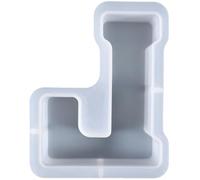 ALEFBET Silicone Mould Letters Large XXL - 18 cm, Silicone Moulds Casting Moulds Letters, DIY Silicone Casting Mould, Plaster Moulds for Casting, Epoxy Resin Moulds Letters (L)