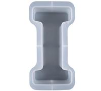 ALEFBET Silicone Mould Letters Large XXL - 18 cm, Silicone Moulds Casting Moulds Letters, DIY Silicone Casting Mould, Plaster Moulds for Casting, Epoxy Resin Moulds Letters (I)