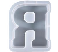 ALEFBET Silicone Mould Letters Large XXL - 18 cm, Silicone Moulds Casting Moulds Letters, DIY Silicone Casting Mould, Plaster Moulds for Casting, Epoxy Resin Moulds Letters (R)