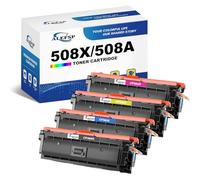 ALEFSP 508X 508A Toner Cartridge Replacement HP508X 508A CF360X CF361X CF362X CF363X Compatible for HP Color Laserjet Enterprise M552dn M553dh M553n M553dn M553x MFP M577dn M577f Flow M577c M577z