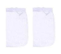 Alegi 180 Micron Aquarium Filter Media Fine Mesh Bag, 8" by 4" Small Resin Filters Media Bags for Fish Tank (8" 4"(2Pcs))