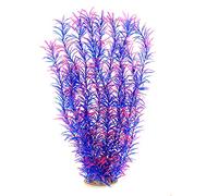 ALEGI Aquarium Decorations Artificial Plants Large for Fish Tank, 21 inches,Safe for All Fish (Purple 1 Pcs)