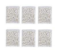 ALEGI Aquarium Premier Bulk Bio Ceramic Rings Filter Media for Fresh Water, Sea Water Fish Tank Canister Filter,Koi Fish Pond Reef Filter (6 lbs)