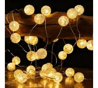 ALEGRE 2 m 20 LED Crystal Ball Fairy Lights with Timer
