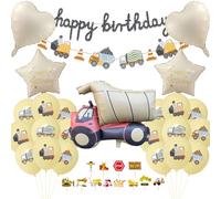 ALEGRE Happy Birthday Digger Birthday Decoration