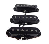 Alegree handwound in the UK Frostbite Strat single coil Black Middle Left handed stagger