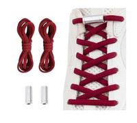 Alegrianan Elastic No Tie Shoe Laces For Adults,Kids,Elderly,One Size Fits All, 1burgundy