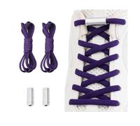 Alegrianan Elastic No Tie Shoe Laces For Adults,Kids,Elderly,One Size Fits All, 1purple