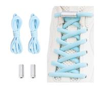 Alegrianan Elastic No Tie Shoe Laces For Adults,Kids,Elderly,One Size Fits All, 1sky Blue
