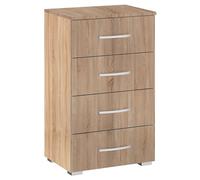 Alegro Narrow Chest - Sonoma Oak - 4 Drawer
