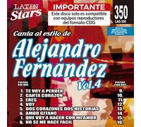 Alejandro Fernandez - Karaoke: Alejandro Fernandez, Vol. 4 - Latin Stars Karaoke
