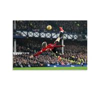 Alejandro Garnacho Famous Men's Soccer Player Artist Residence Poster Art Print Wall Photo Paint Hanging Picture Family Bedroom Decor 16x24inch(40x60cm)