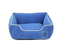ALEjon Calming Dog Bed Pet Bed Comfy Dog Bed Pet Sleeping Mat Washable Warm Dogs Kennel Cat Nest House Soft Cushion Sofa Mattress Mat For Pet (Color : Blu, Size : 40 * 32 * 17cm)