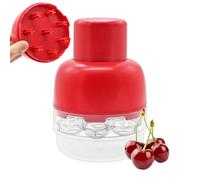 Aleker Cherry Pitter,Food Grade Plastic Cherry Stoner,Portable Stone Remover Pip Remover,Olive Pitter, Cherry Destoner,Easy Squeeze Tool with Grip 8 Cherries for Kids and Jam Making
