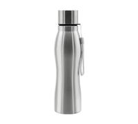 Aleker Metal Water Bottle, 750ml BPA-free Stainless Steel Bottle, Vacuum Leak-Proof Sports Bottle, Large Capacity Single Wall Water Bottle for School Office Gym Running Sports Travel