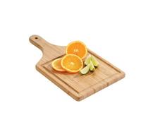 Aleki Natural Bamboo Paddle Chopping and Serving Board with Handle