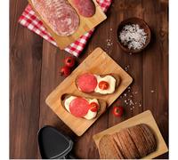 Aleki Natural Bamboo Set of 3 Chopping and Serving Boards