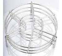 Alele Steam Rack 7Inch Trivet Stainless Steel Steaming Rack Electric Pressure Cooker steam Rack Stand for Instant Pot Pressure Cooker Food Heating 3Pack