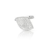 Aleluiá Ring in 18ct White Gold with Diamonds - Ring Size N