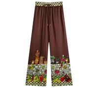 ALÉMAIS Women's Fredo Silk Pant Chocolate