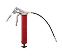 Alemite 555-E Pistol Grip Grease Gun, Develops up to 7,500 psi, Delivery 1 oz./30 Strokes, 16 oz. Bulk or 14 oz. Cartridge, with Flexible Extension, Dual Leverage, Volume or Pressure Mode