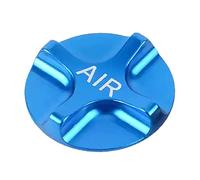 ALEOED Bicycle Front Fork Cap Suspension Cover Aluminum Alloy Air Gas Shoulder Cover Protector Parts for Mountain Bike Road Bike MTB(Blue)