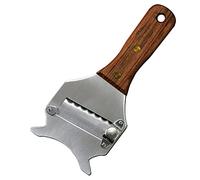 ALEOHALTER Professional Truffle Slicer, Multifunction Truffles Grater Stainless Steel Cheese Truffle Cutter with Wooden Handle, Vegetable Slicer(silver)