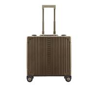 Aleon Deluxe 4-Wheel Aluminum Wheeled Briefcase, 45 cm bronze colored