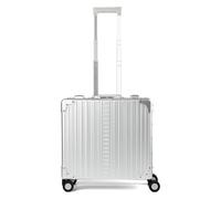 Aleon Deluxe 4-Wheel Aluminum Wheeled Briefcase, 45 cm gray