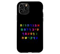 Aleph Bet Letters of the Hebrew Alphabet Jewish Israel Case for iPhone 11 Pro