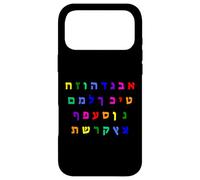 Aleph Bet Letters of the Hebrew Alphabet Jewish Israel Case for iPhone 17 Pro Max