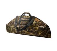 Alephnull Compound Bow Bag with Sides Quiver and Arrow Bags Soft Bow Bag for Outdoor Hunting Shooting Recurve Bow Holder with Storage Bags for Archery Accessories (Reed, 94CM)