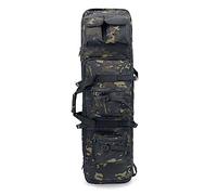 Alephnull Soft Rifle Cases Air Rifle Bag 47" / 39" / 33" Long Gun Bag Tactical Rifle Backpack Shotgun Bag Padded Gear Storage Hunting Shooting Fishing (Black CP, L)