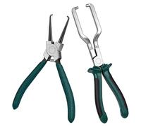 Aleric Electrical Disconnect Pliers - 2Pcs Fuel Line Disconnect Tool, Fuel Filter Caliper, Fuel Line Petrol Clip Pipe Pliers, Automotive Electrical Connector Disconnect Fuel Feed Pipe Repair Tool