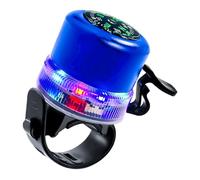 Alert with Compass and Visible Light Trim, USB Rechargeable Handlebar Unit for Daily Rides and Evening Use Rechargeable Bike Alert Cycle Notifier Handlebar Unit Compass Top Light Trim Usb Quick Clamp