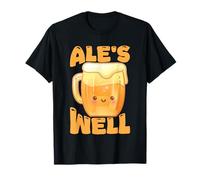 Ale's Well Cute Beer Mug Pun Drink T-Shirt