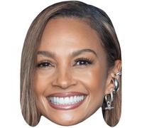 Alesha Dixon (Lipstick) Celebrity Mask, Flat Card Face, Fancy Dress Mask