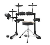 Alesis Debut Kit - Kids Drum Kit With 4 Mesh Electronic Drum Set Pads, 120 Sounds, 60 Lessons, Drum Stool, Drum Sticks, Drum Key and Headphones