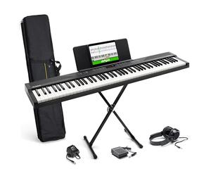 Alesis Recital Play 88-Key Piano Keyboard Bundle